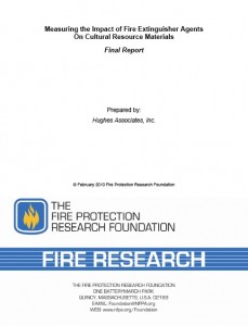 Measuring the Impact of Fire Extinguisher Agents on Cultural Resource Materials – Final Report (2010)