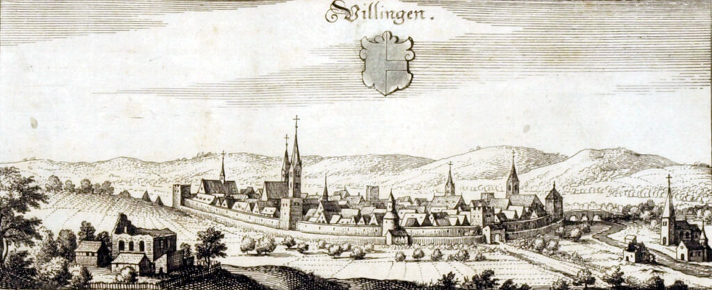 Fire in Historic Town of Villingen (Germany)