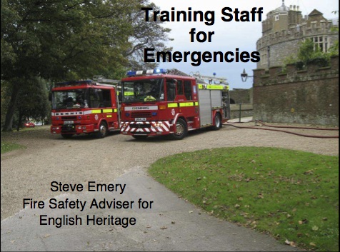 Training staff to emergencies in historical buildings