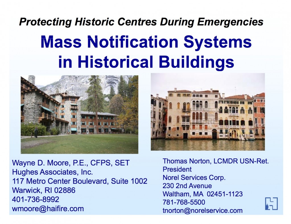 Mass Notification Systems in Historical Buildings
