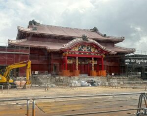 Shuri castle in a 2025 Image