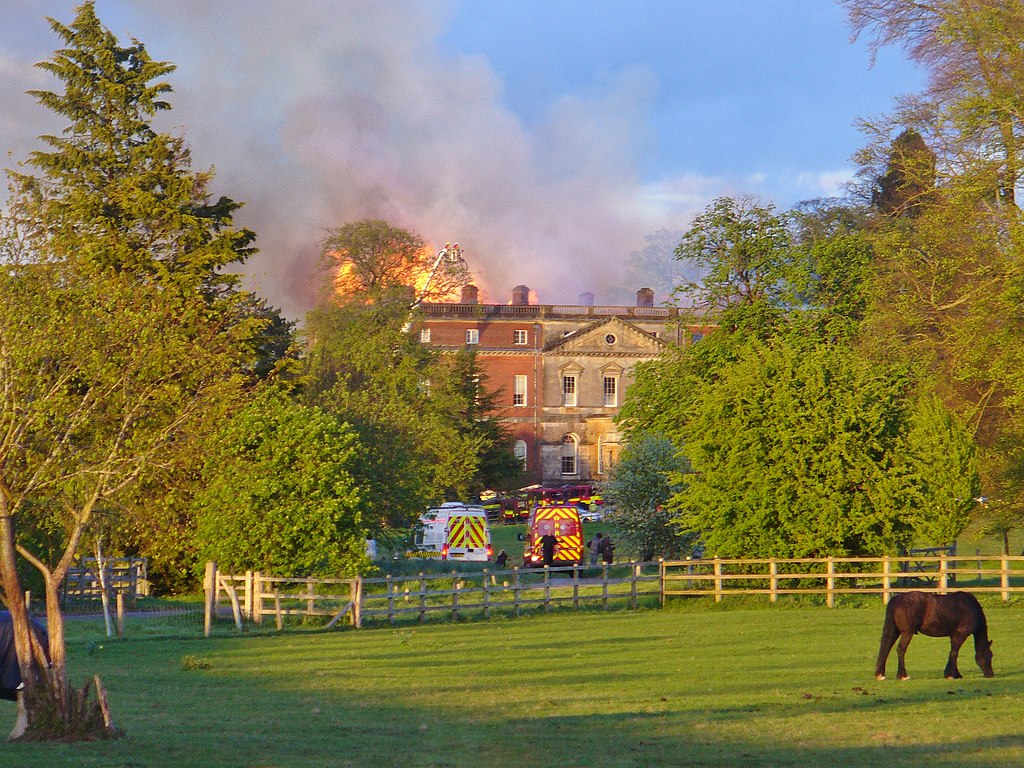 Extensive Fire Damages Clandon Park House in Surrey