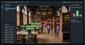 Video-analytics screen image