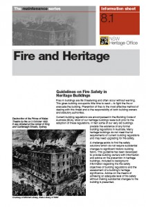 NSW Guidelines on Fire Safety in Heritage Buildings