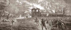 St. Paul outside the Walls fire - Rome July 15th, 1823